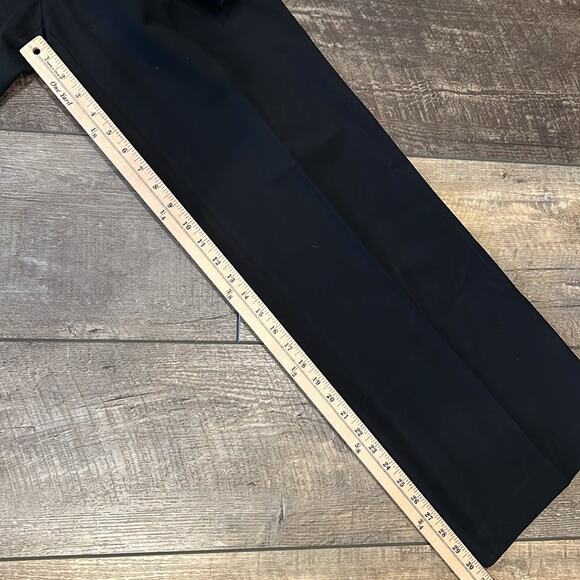 Republic Women's Stretch High Rise Wide Leg Trouser Pant Black Size 8L - Picture 4 of 7